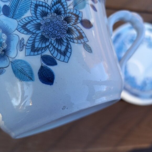 Vintage Pontesa Miranda Snack Plates and Cups Made in Spain 11 Pieces - Picture 7 of 16